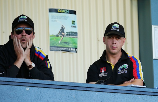 Think Tank: Julian Huxley and Simon Cron have worked wonders with the Rays this season - Photo: Karen Watson